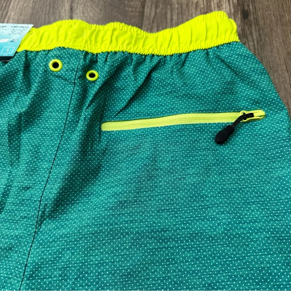 Laguna Swimtrunk Surf Shorts Lined UPF 50+ Size S Green
